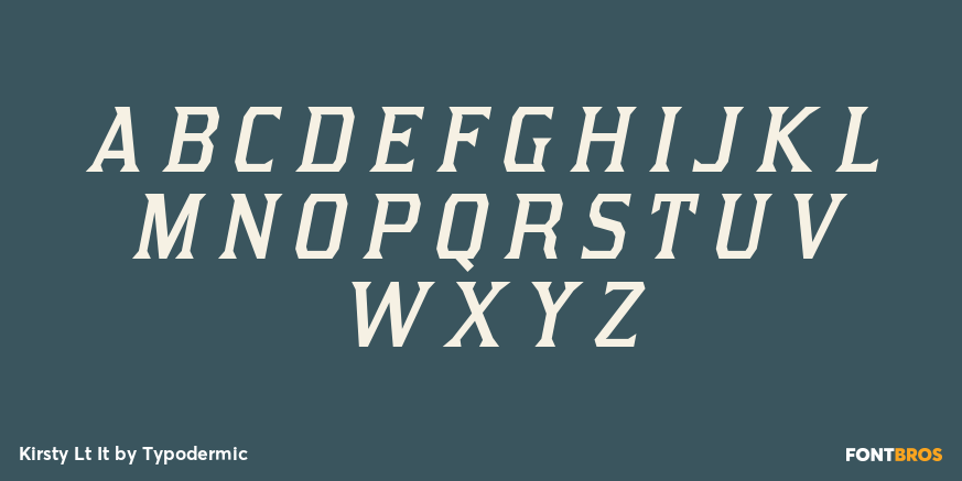 Kirsty Lt It Font Poster #2