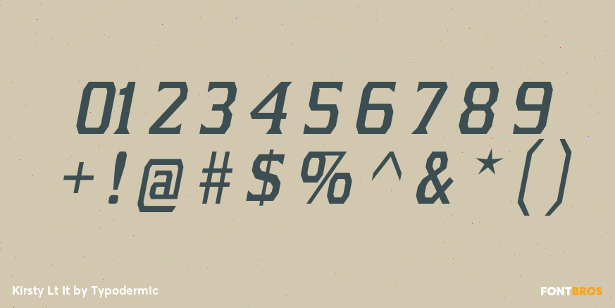 Kirsty Lt It Font Poster #4