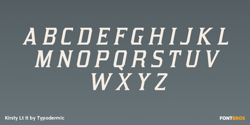 Kirsty Lt It Font Poster #1