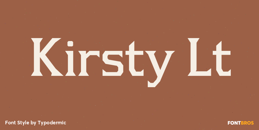 Kirsty Lt Font Poster #1
