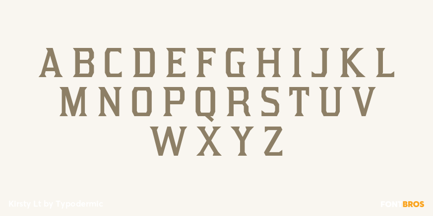 Kirsty Lt Font Poster #2