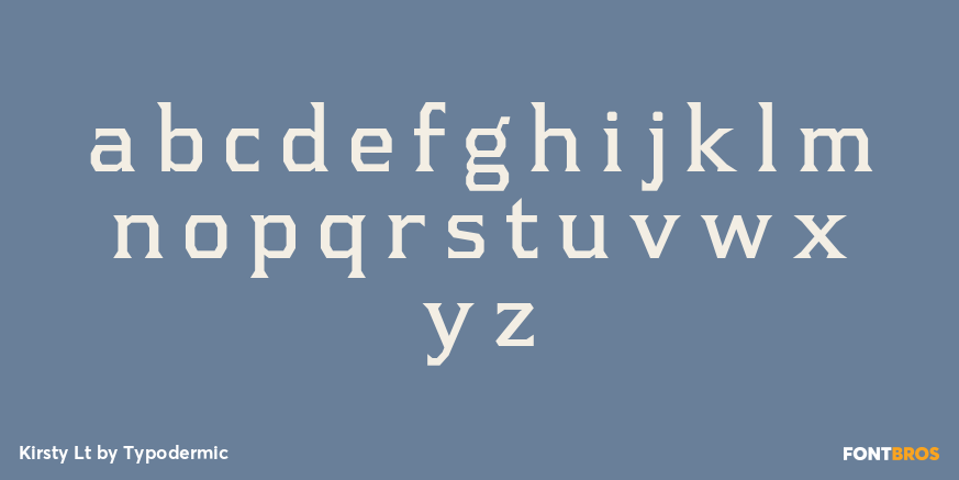 Kirsty Lt Font Poster #1
