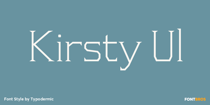 Kirsty Ul Font Poster #1