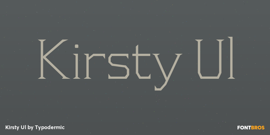 Kirsty Ul Font Poster #1