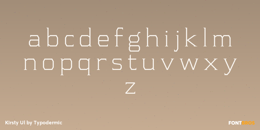 Kirsty Ul Font Poster #3