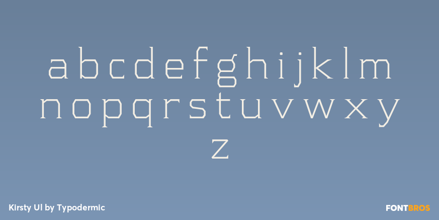 Kirsty Ul Font Poster #1