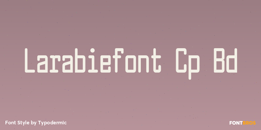 Larabiefont Cp Bd Font Poster #1