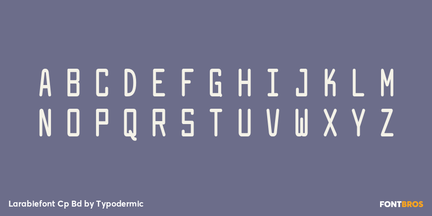 Larabiefont Cp Bd Font Poster #2