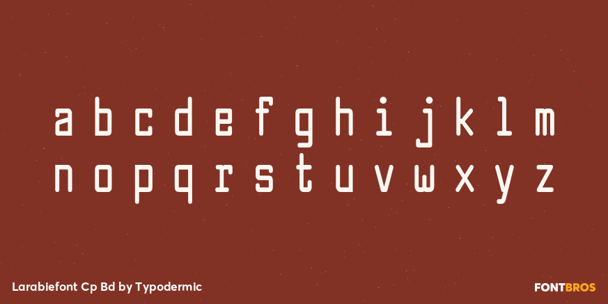 Larabiefont Cp Bd Font Poster #3