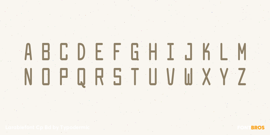 Larabiefont Cp Bd Font Poster #1