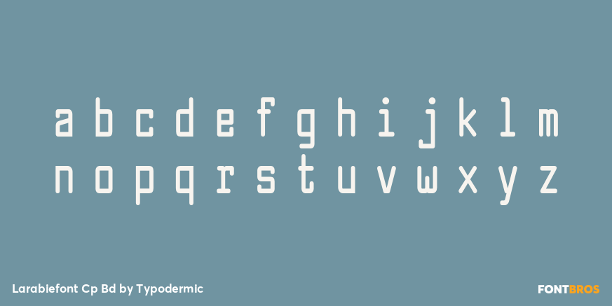 Larabiefont Cp Bd Font Poster #1