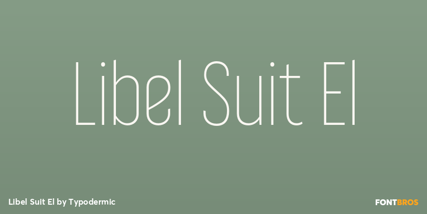 Libel Suit El Font Poster #1