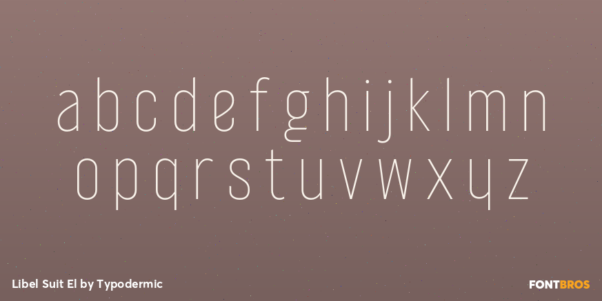 Libel Suit El Font Poster #3