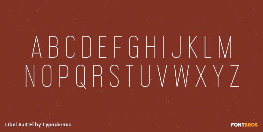 Libel Suit El Font Poster #1