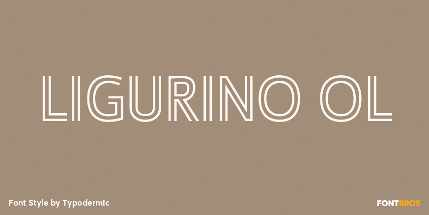 Ligurino Ol Font Poster #1