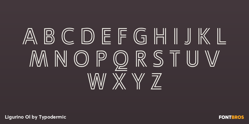 Ligurino Ol Font Poster #1