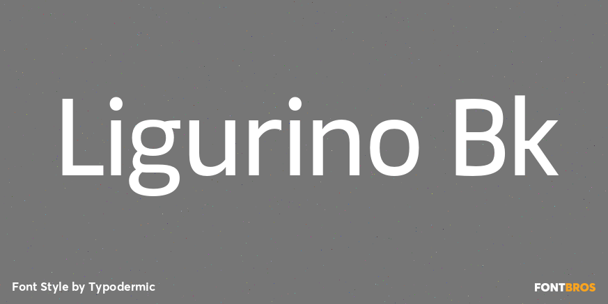 Ligurino Bk Font Poster #1