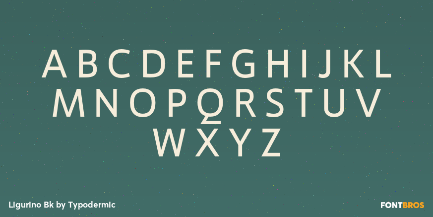 Ligurino Bk Font Poster #1