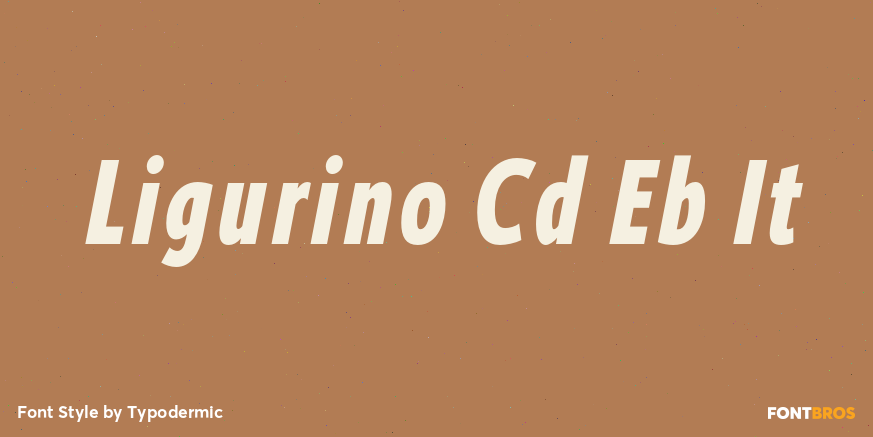 Ligurino Cd Eb It Font Poster #1