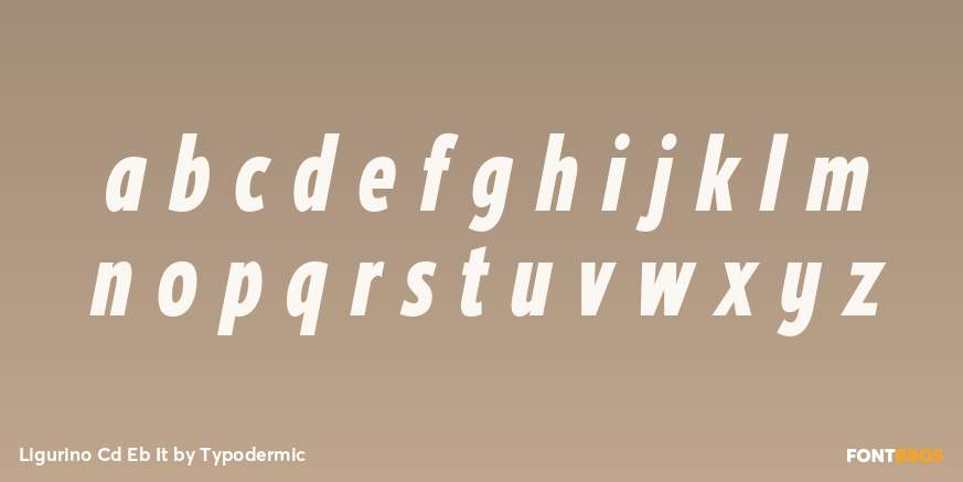 Ligurino Cd Eb It Font Poster #1