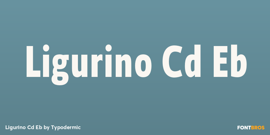Ligurino Cd Eb Font Poster #1