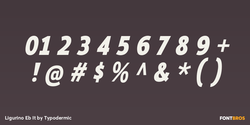 Ligurino Eb It Font Poster #1