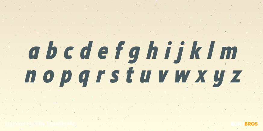 Ligurino Eb It Font Poster #3