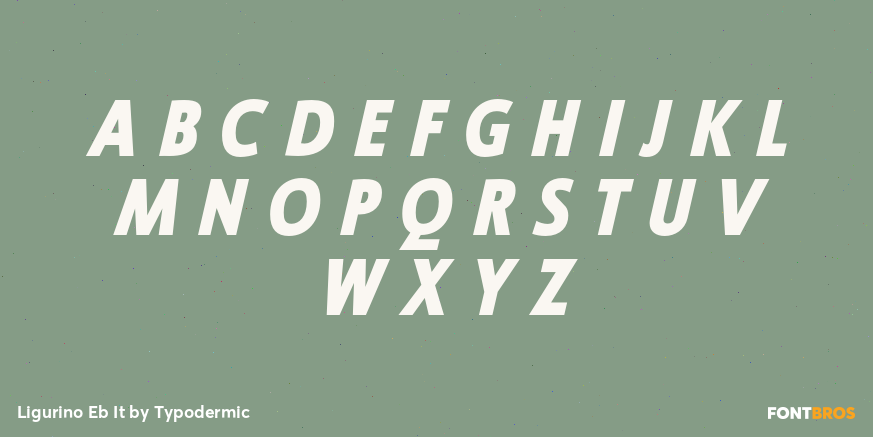 Ligurino Eb It Font Poster #1