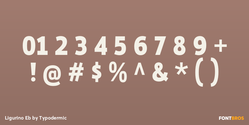 Ligurino Eb Font Poster #1