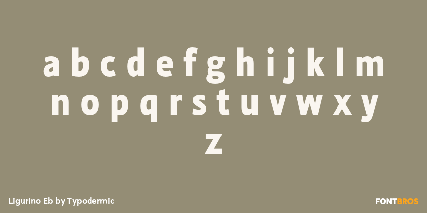 Ligurino Eb Font Poster #1