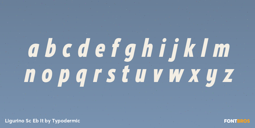 Ligurino Sc Eb It Font Poster #3
