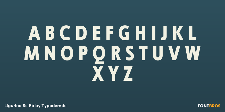 Ligurino Sc Eb Font Poster #2