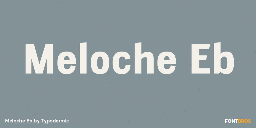 Meloche Eb Font Poster #1