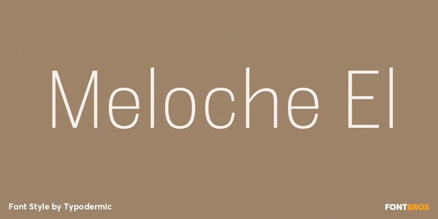 Meloche El Font Poster #1