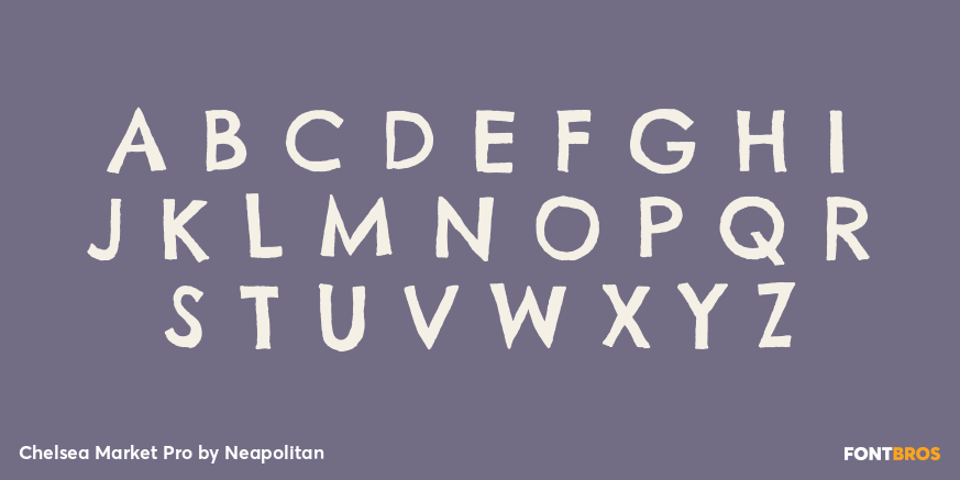 Chelsea Market Pro Font Poster #2