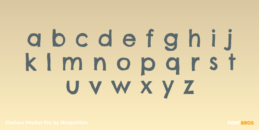 Chelsea Market Pro Font Poster #3