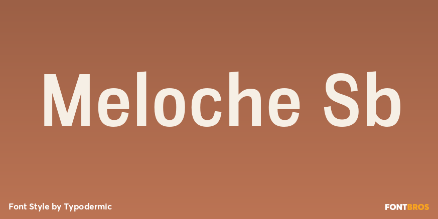 Meloche Sb Font Poster #1
