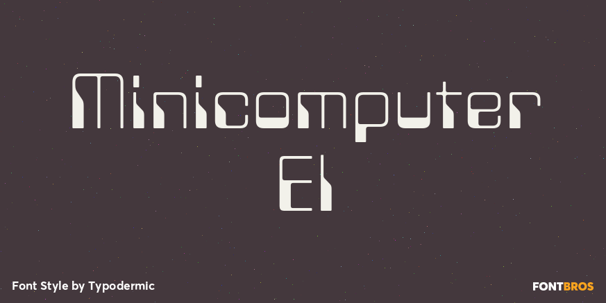 Minicomputer El Font Poster #1