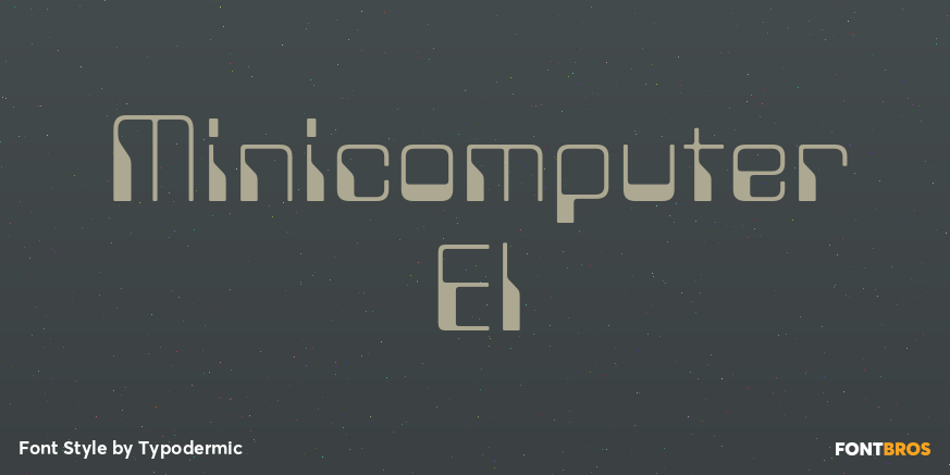 Minicomputer El Font Poster #1
