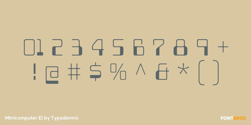 Minicomputer El Font Poster #4