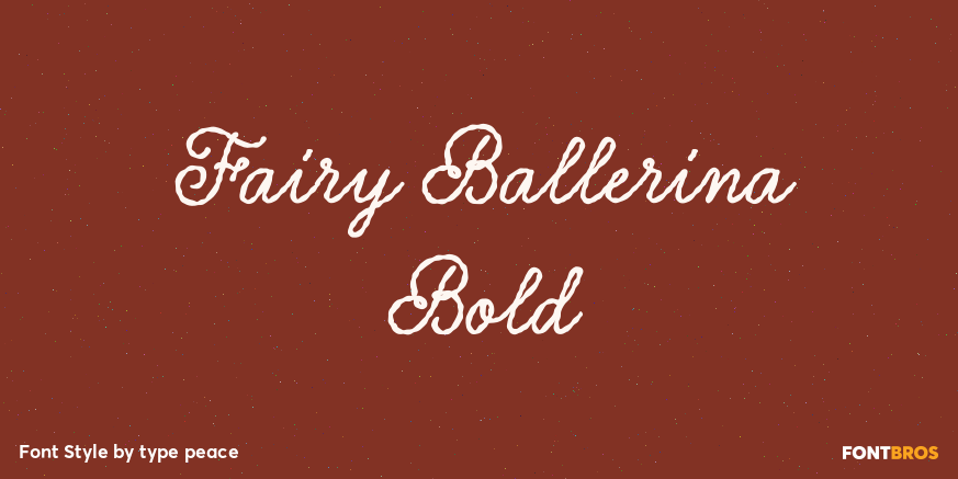 Fairy Ballerina Bold Poster