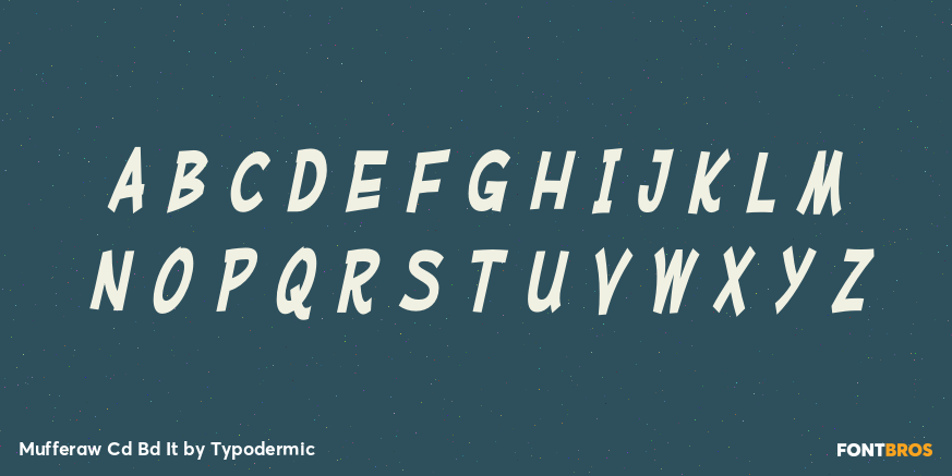 Mufferaw Cd Bd It Font Poster #1