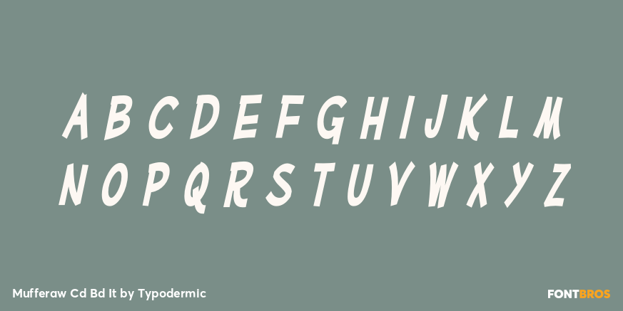 Mufferaw Cd Bd It Font Poster #1