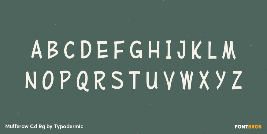 Mufferaw Cd Rg Font Poster #2