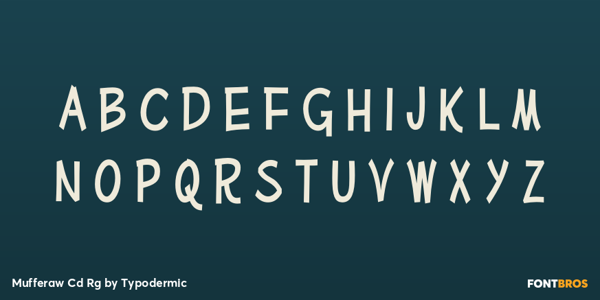 Mufferaw Cd Rg Font Poster #3