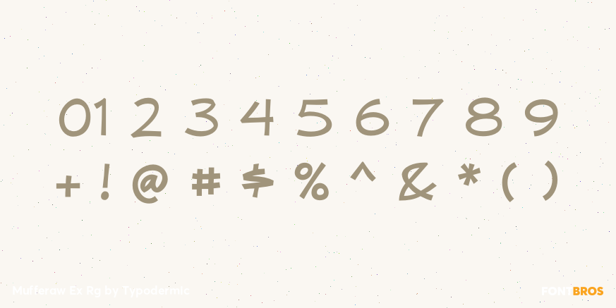 Mufferaw Ex Rg Font Poster #1