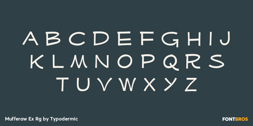 Mufferaw Ex Rg Font Poster #3