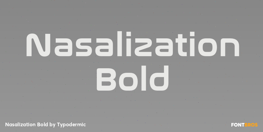 Nasalization Bold Poster
