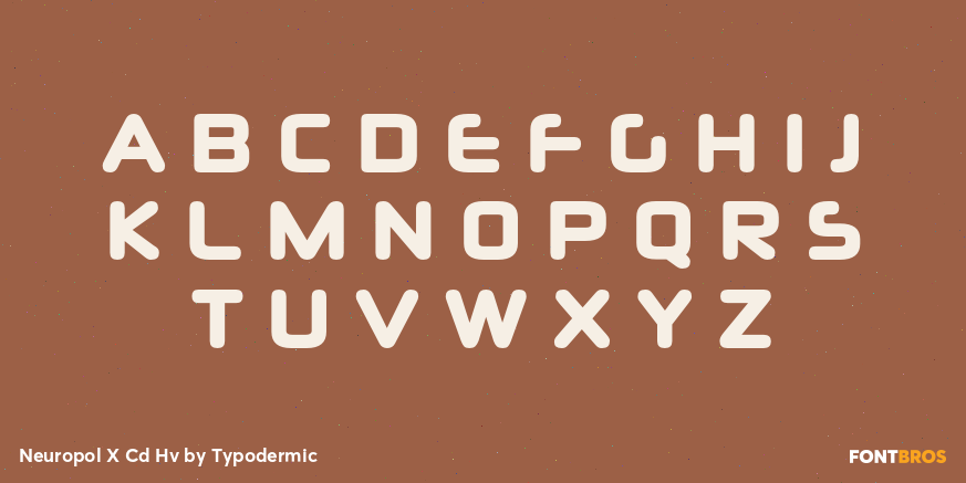 Neuropol X Cd Hv Font Poster #2