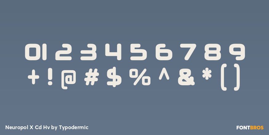 Neuropol X Cd Hv Font Poster #4
